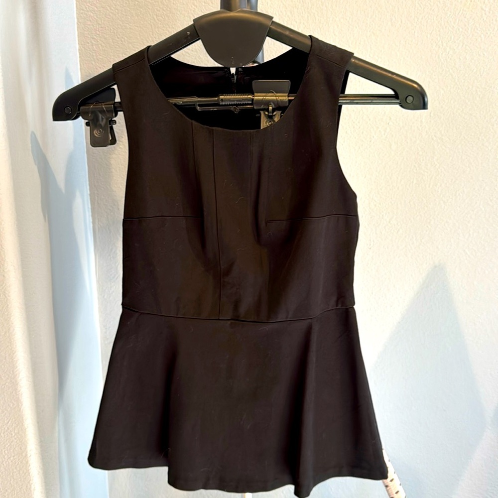 Banana Republic Black top with a little peplum